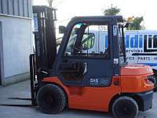 toyota forklift age by serial number